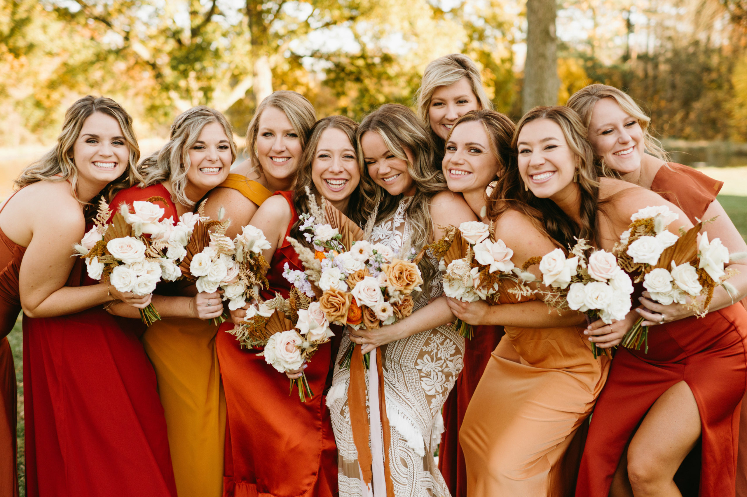 fall bridesmaid color palette