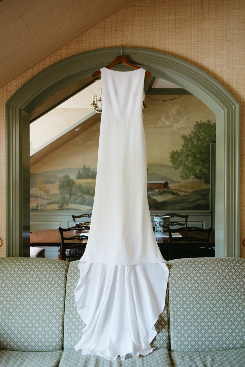 woodstock inn wedding brides white wedding dress