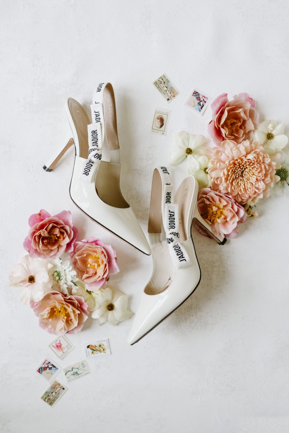soiree great marsh estate wedding shoes christian dior florals