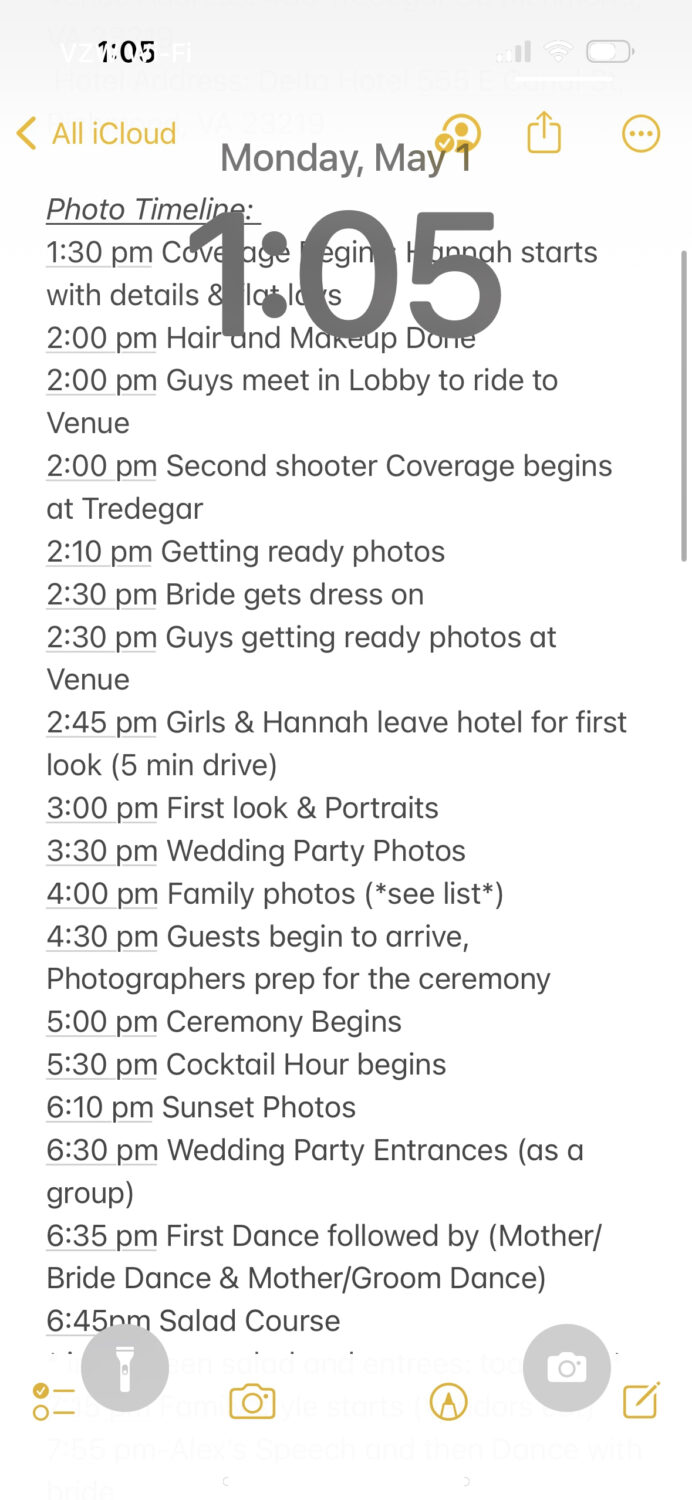 wedding day tip timeline wallpaper photographer education